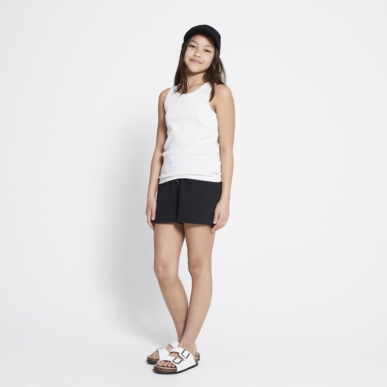 Ribbed tank top "Ilse star" Grey Melange